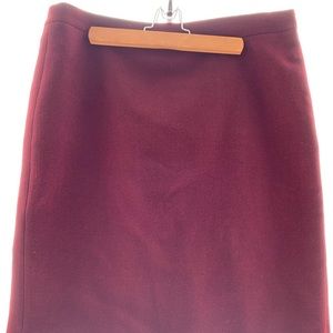 J Crew Number 2 Pencil Skirt in 100% Wool